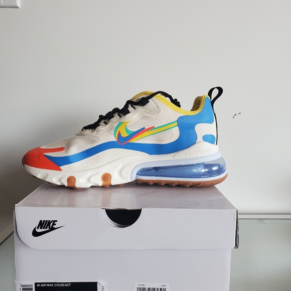 DEADSTOCK NIKE AIRMAX 270 REACT WOMENS SIZE 8 - Picture 2 of 3